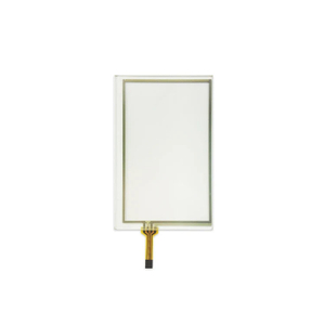 Panel de sensor de vidrio con pantalla t&aacute;ctil resistiva de 4,3 pulgadas y 4 cables 